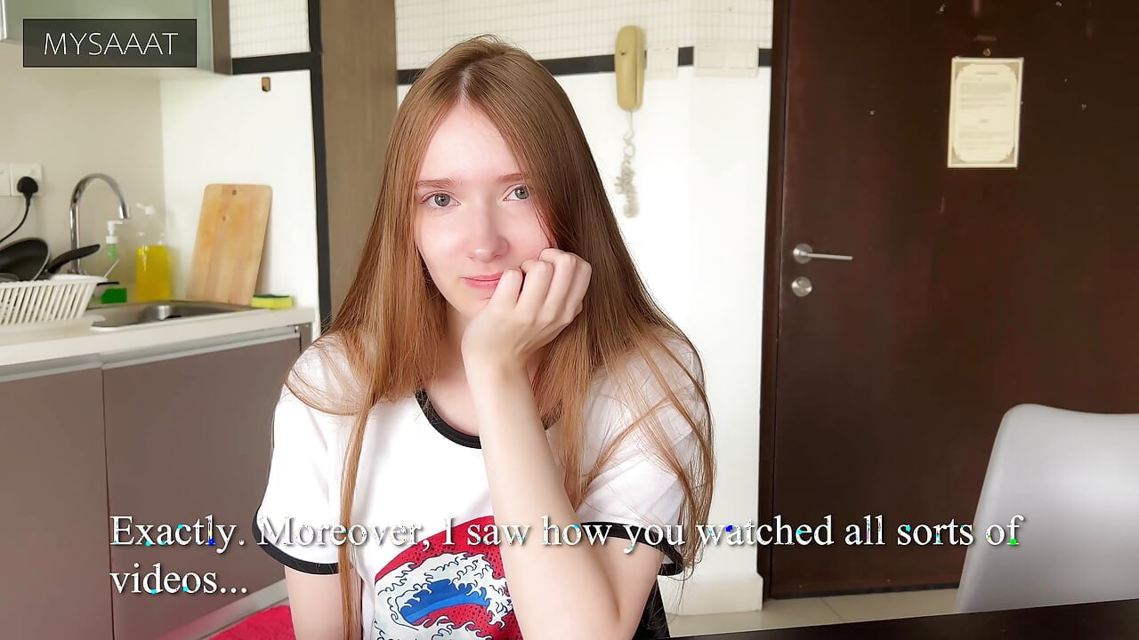 Step sister lost at chess and got a double load of cum in her pussy