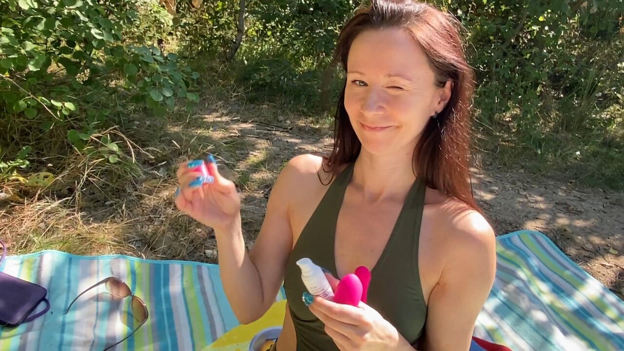 You can’t get more brazen than that! Masturbation on the public beach!