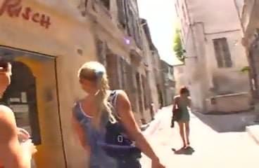 3 Lesbians Travel And Pee On Each Other