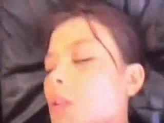 Asian young wife with shaved pussy