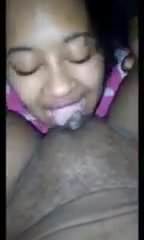 Babysitter eating pussy