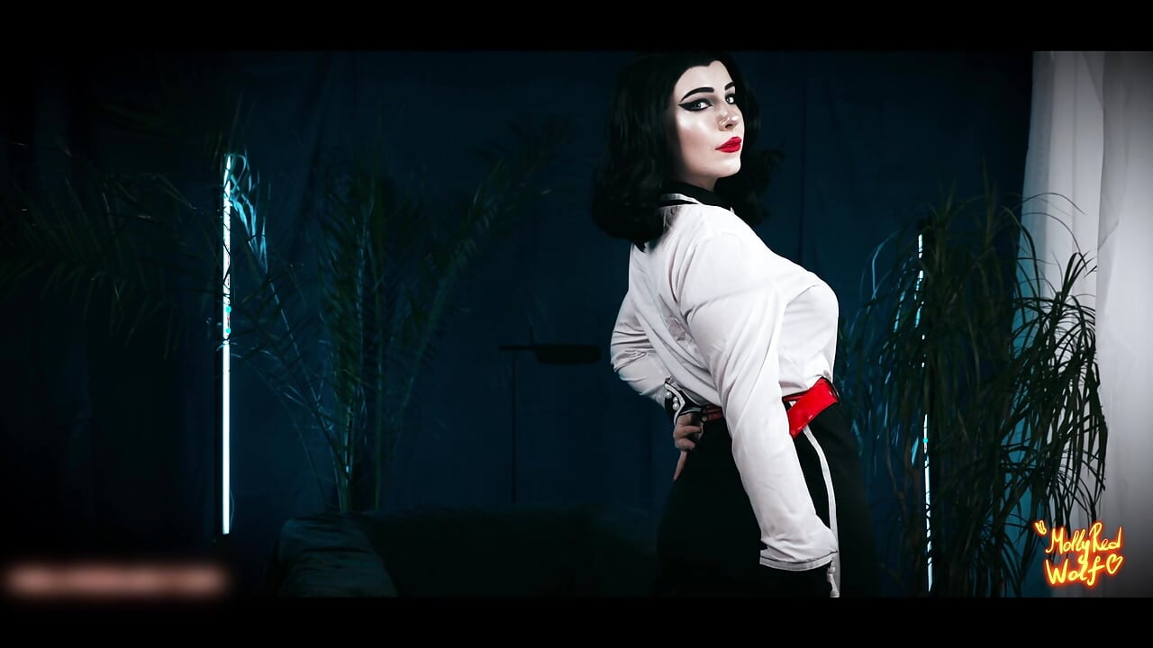 Bioshock. Elizabeth hot sucks cock and enjoys fingers in pussy – Mollyredwolf