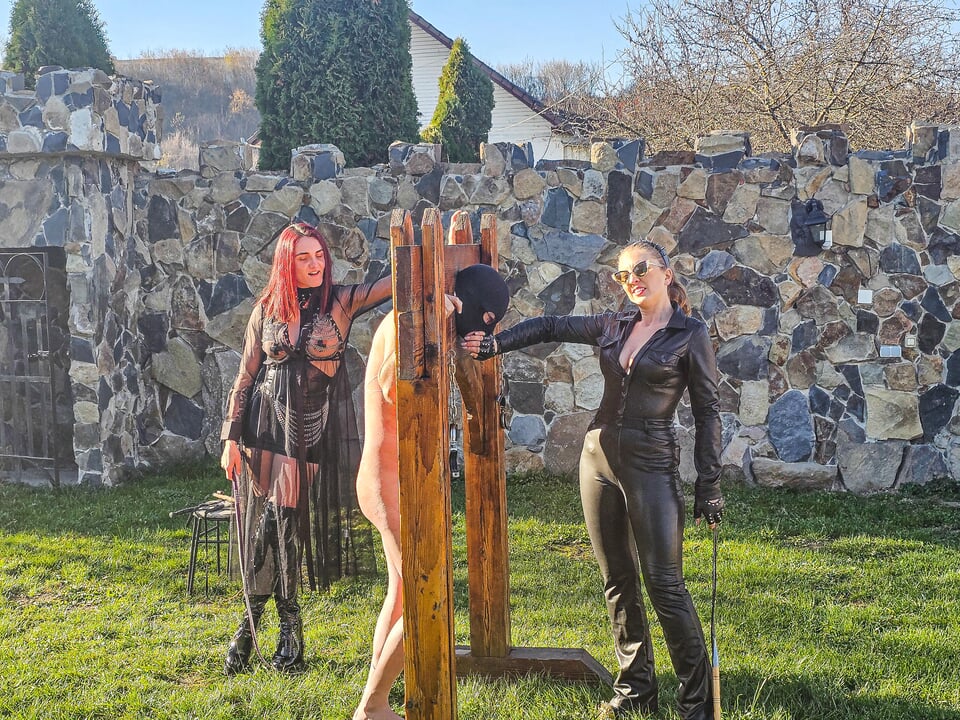 Blowpipe arrows and merciless single tail french-hungarian sadism – Mistress Zeida and Dame Luciferia