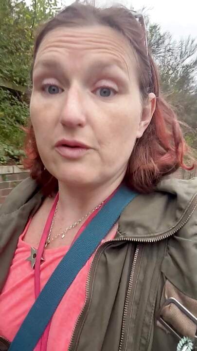 Flashing you my tits whilst walking along the main road into town and talking DIY projects