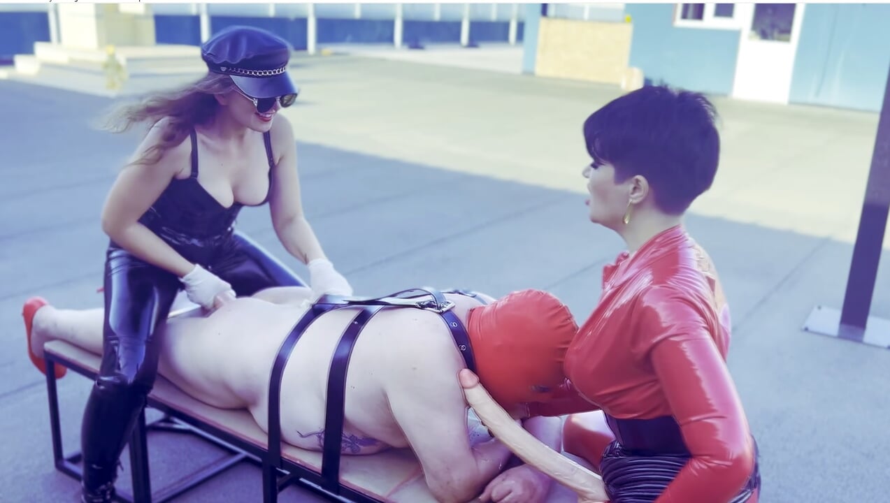 Fucking the lucky sissy with enormous dildos – Greece, Omega Compound – Huge dildo pegging deepthroat  – Mistress Zeida