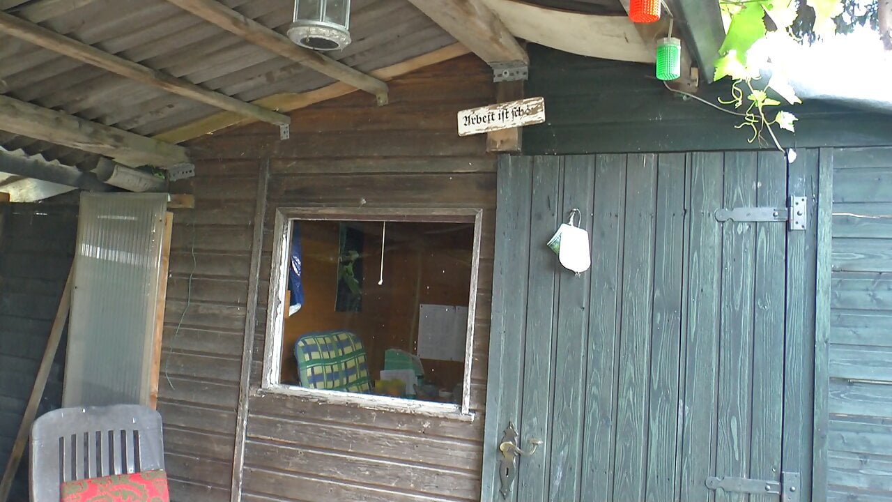 German mature loving taking it outdoor on a daily sun #5