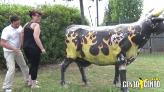 Great quickie fuck with the cow Carolina