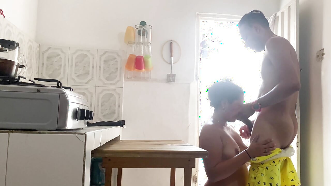 HARDCORE ANAL SEX WITH CREAMPIE TO MY SISTER-IN-LAW’S BRUNETTE ASS IN THE KITCHEN