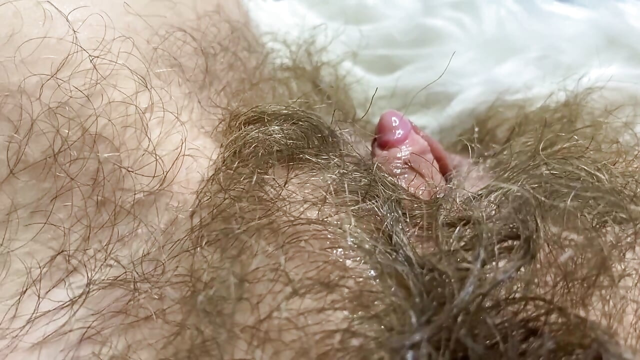 Huge erected clitoris fucking vagina deep inside big orgasm