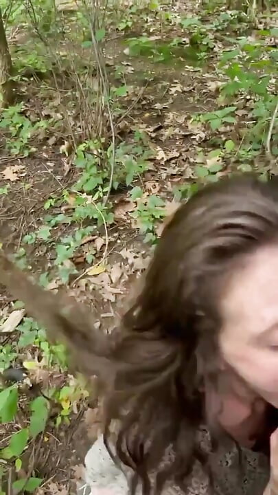 Into the Woods with a Crack Skank a Creampie for a Jackson