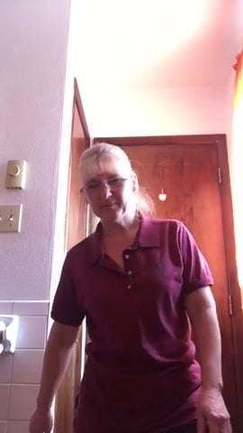 Mature Older Woman Makes Strip Vid
