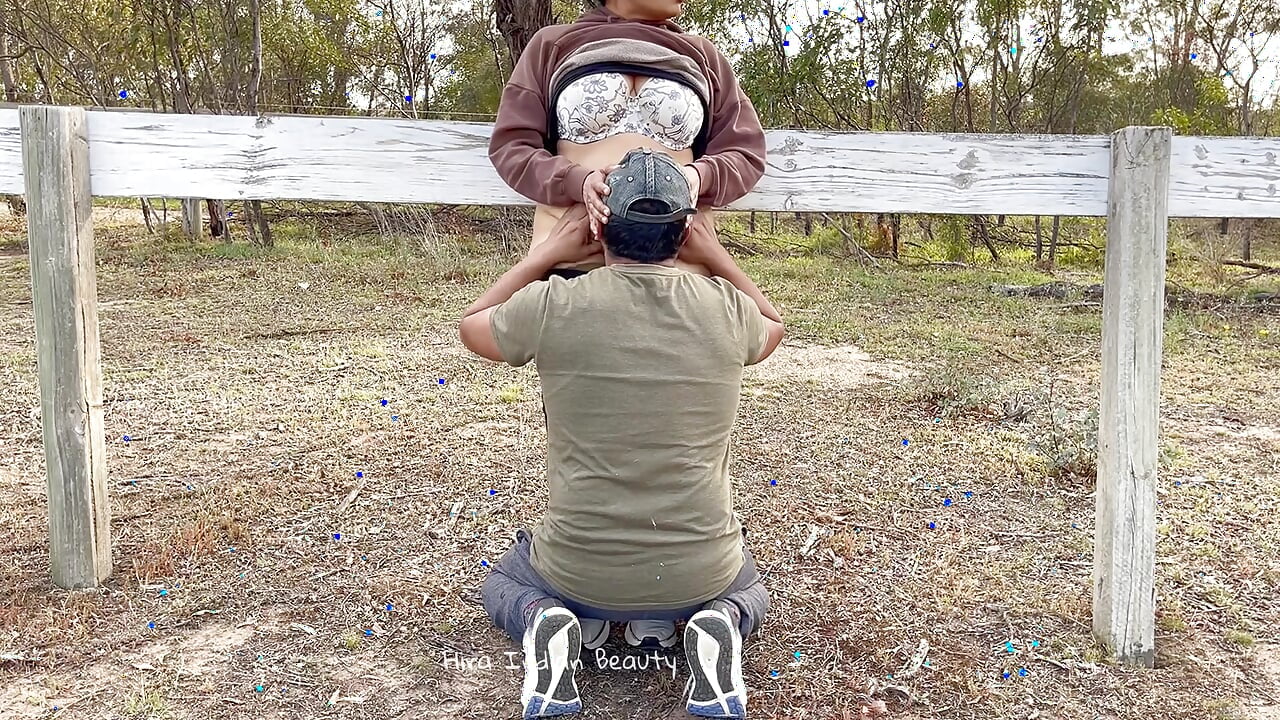 Sexy Indian Couple Making Love in Outdoor – Desi Public Romance – Pussy Licking – Boobs Press – Risky Sex