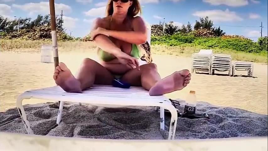 teasing at the beach