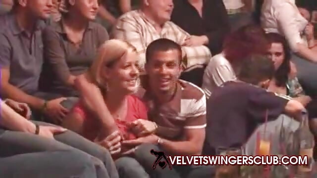 Velvet Swingers Club private party in the club in Prague